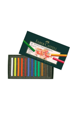 Estojo Giz Pastel Seco Polychromos C/12 Faber